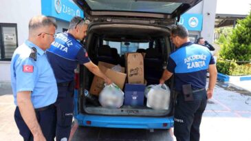 Mersin’de zincir markette 135 tarihi geçmiş ürün ele geçirildi
